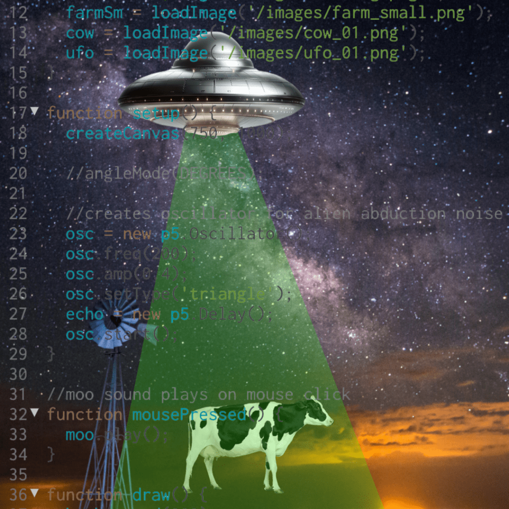 week 10 and 11: digital cow&nbsp;abduction